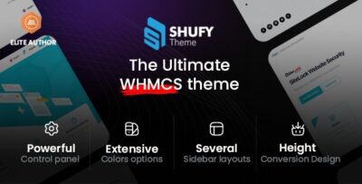 ShufyTheme - The Ultimate WHMCS Theme v1.0.3 NULLED