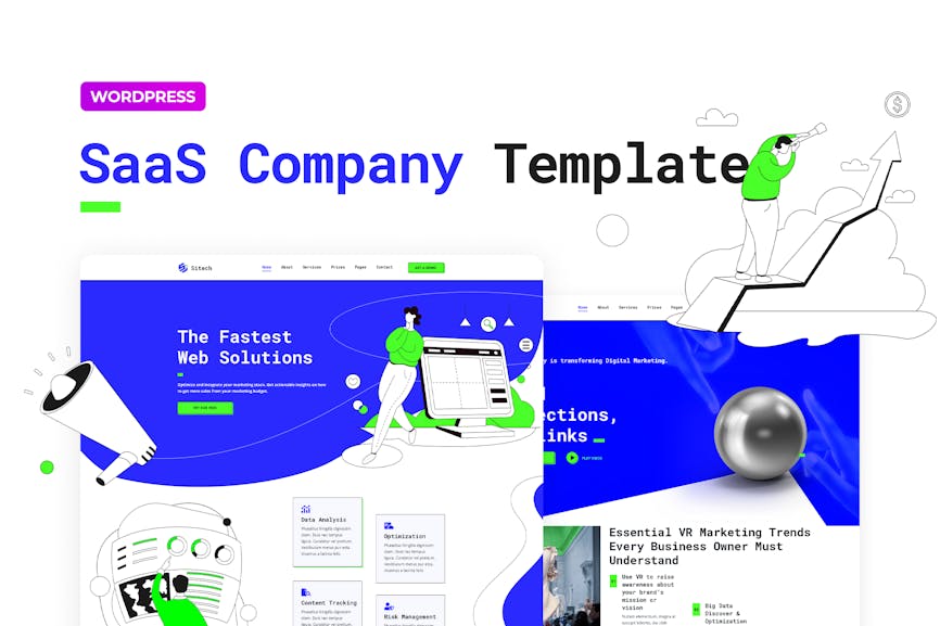 Sitech - SaaS Company Elementor Pro Template Kit Sitech - SaaS Company Elementor Pro Template Kit