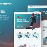 Skinex - Skateboard Coach & Lessons Elementor Template Kit