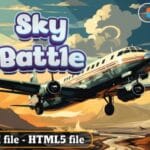 Sky Battle - Arcade Game - HTML5, Construct 3