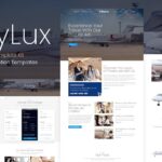 Skylux - Private Jet & Airplane Charter Company Elementor Template Kit