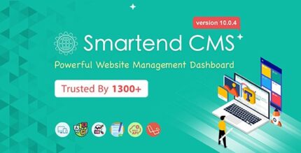 SmartEnd CMS - Laravel Admin Dashboard with Frontend and Restful API - NULLED v10.0.4