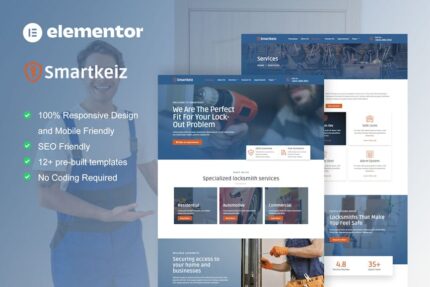 Smartkeiz - Locksmith Service Elementor Template Kit