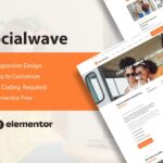 SocialWave - Social Media & Digital Marketing Service Elementor Template Kit