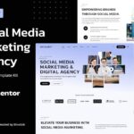 Socialnext - Social Media Marketing Agency Elementor Pro Template Kit