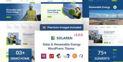 Solaren – Ecology & Solar Energy WordPress Theme