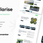 Solarise - Solar Panel Installation Elementor Template Kit