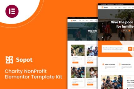 Sopot - Charity Elementor Pro Template Kit