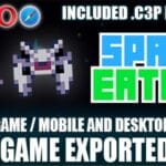 Space Eaters Game - HTML5 Construct3 Source-Code