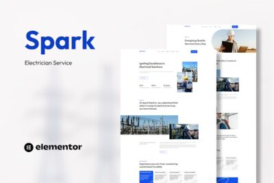 Spark - Electrician Service Elementor Template Kit