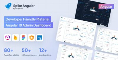 Spike - Angular 18 Admin Dashboard Template