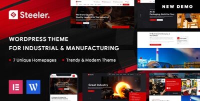 Steeler - Industrial & Manufacturing WordPress Theme v3.0