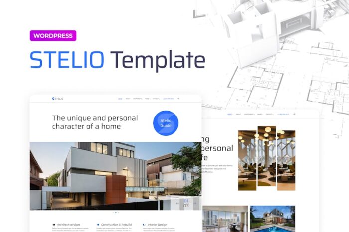 Stelio – Architects & Construction Company Elementor Pro Template Kit