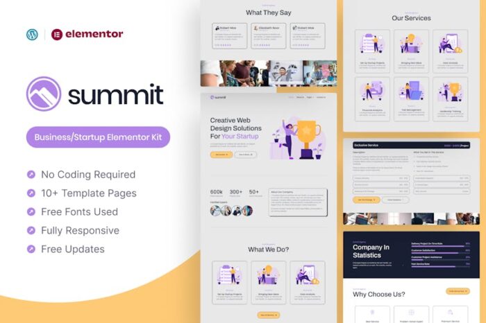 Summit - Business and Startup Template Kit