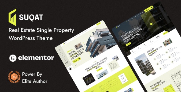 Suqat - Single Property WordPress Theme Suqat - Single Property WordPress Theme