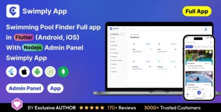 Swimpro: Find Swimming Pool Full app in Flutter with NodeJs Backend | SwimFinder App