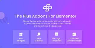 THE PLUS ADDONS FOR ELEMENTOR - MOST POPULARS ADDON FOR ELEMENTORS V5.6.1