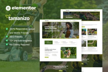 Tamanizo - Gardening & Landscape Elementor Template Kit