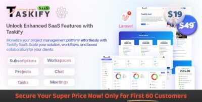 Taskify SaaS - Project Management System in Laravel v1.0.3