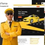 Taxitema - Taxi Drivers Business Template Kit