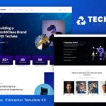 Techies - Technology Branding Agency Elementor Pro Template Kit