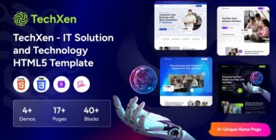 Techxen - IT Solutions & Technology Startup HTML Template