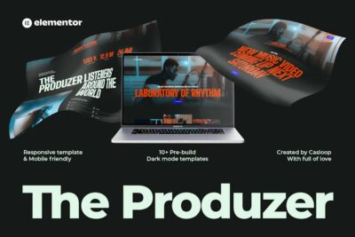 The Produzer - Music & Band Elementor Template Kit