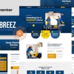 Tidybreez - Cleaning Service Company Elementor Template Kit