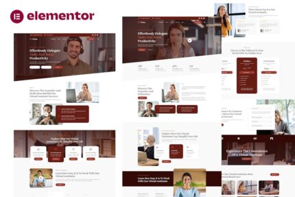 Timku - Virtual Assistant Business Elementor Template Kit