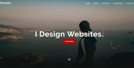Tonson - Personal Portfolio Template
