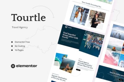 Tourtle - Travel Agency Template Kits