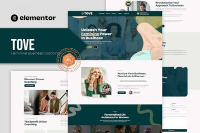 Tove - Feminine Business Coaching Elementor Template Kit