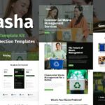 Trasha - Waste Management & Recycling Service Elementor Template Kit