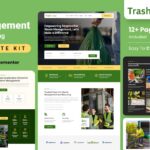 Trashcure – Waste Management & Recycling Service Elementor Template Kit