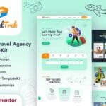 Travel Trek - Tour and Travel Agency Elementor Template Kit