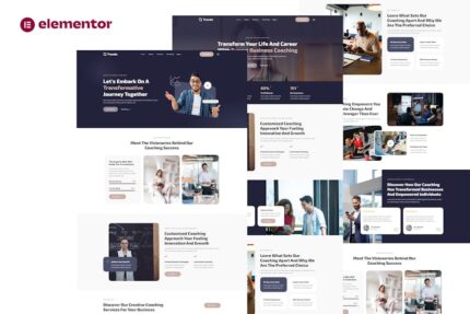 Trenda - Creative Business Coaching Elementor Template Kit