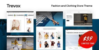 Trevox - Fashion and Clothing Store Theme