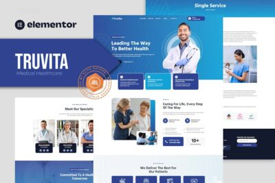 Truvita - Medical Healthcare Elementor Template Kit