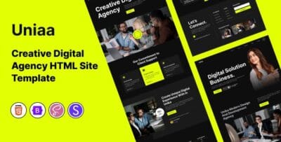 Uniaa - Creative Business Agency & Portfolio HTML Template
