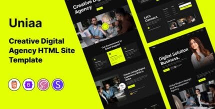 Uniaa - Creative Business Agency & Portfolio HTML Template