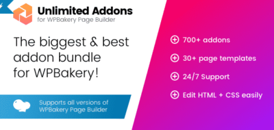 Unlimited Addons For Wpbakery Page Builder (Visual Composer) 19602316 V1.0.42