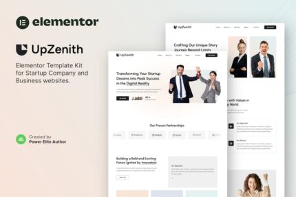 UpZenith – Startup Company & Business Elementor Template Kit