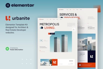 Urbanite – Architect & Real Estate Developer Elementor Template Kit