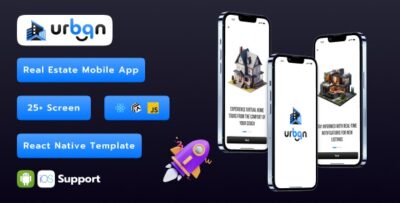 Urbqn - Mobile React Native Expo Real Estate Template