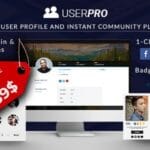 Userpro - Community And User Profiles Wordpress Plugin V5.1.9 + Addons