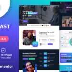 Vamcaster - Podcast & Video Streaming Elementor Template Kit