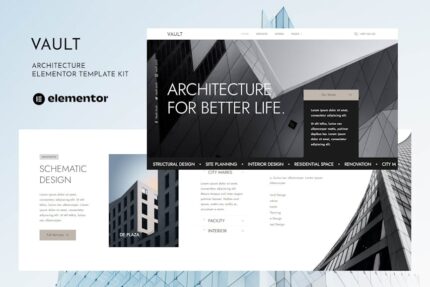 Vault - Architecture Interior Elementor Template Kit