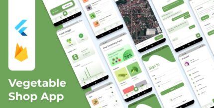 Vegetable Shop App - Flutter Firebase