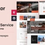 Vektor - Industrial Service WordPress Theme