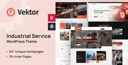 Vektor - Industrial Service WordPress Theme